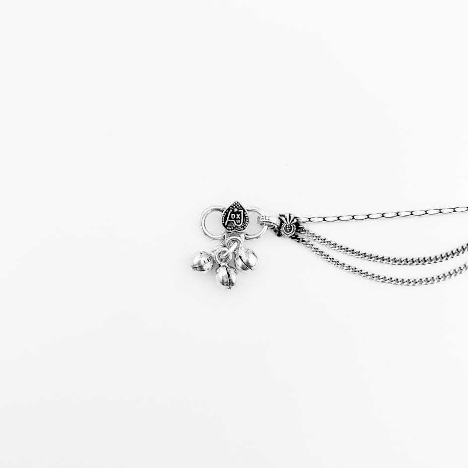 Tornozeleira Rendada em Prata Baixa - 25,5cm