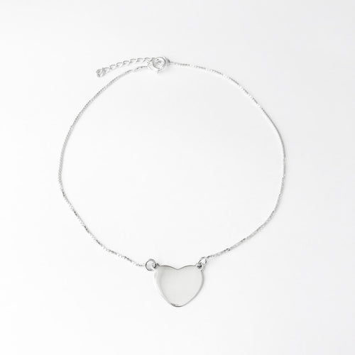 Tornozeleira de Coração Liso