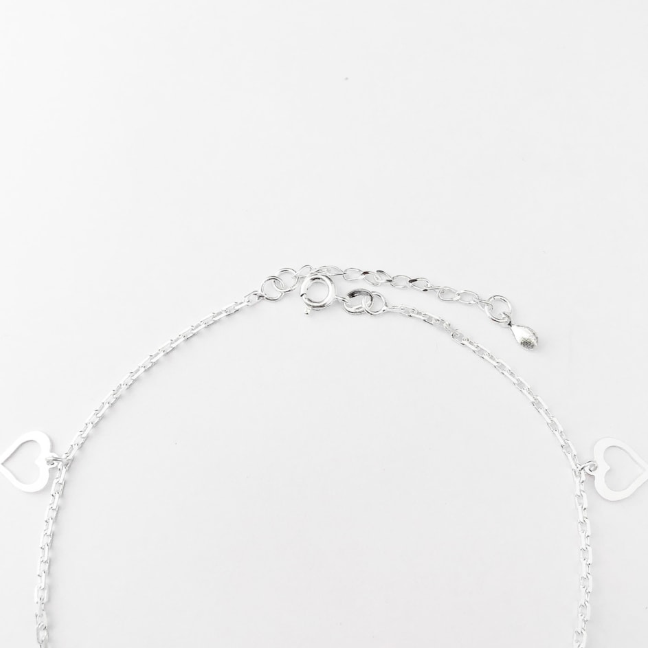 Tornozeleira de Corações