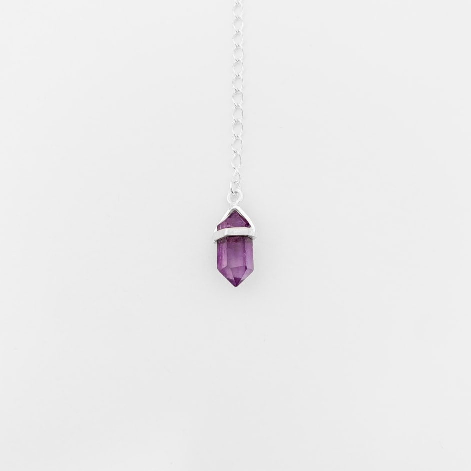 Gravatinha com Cristal Ametista - 50cm