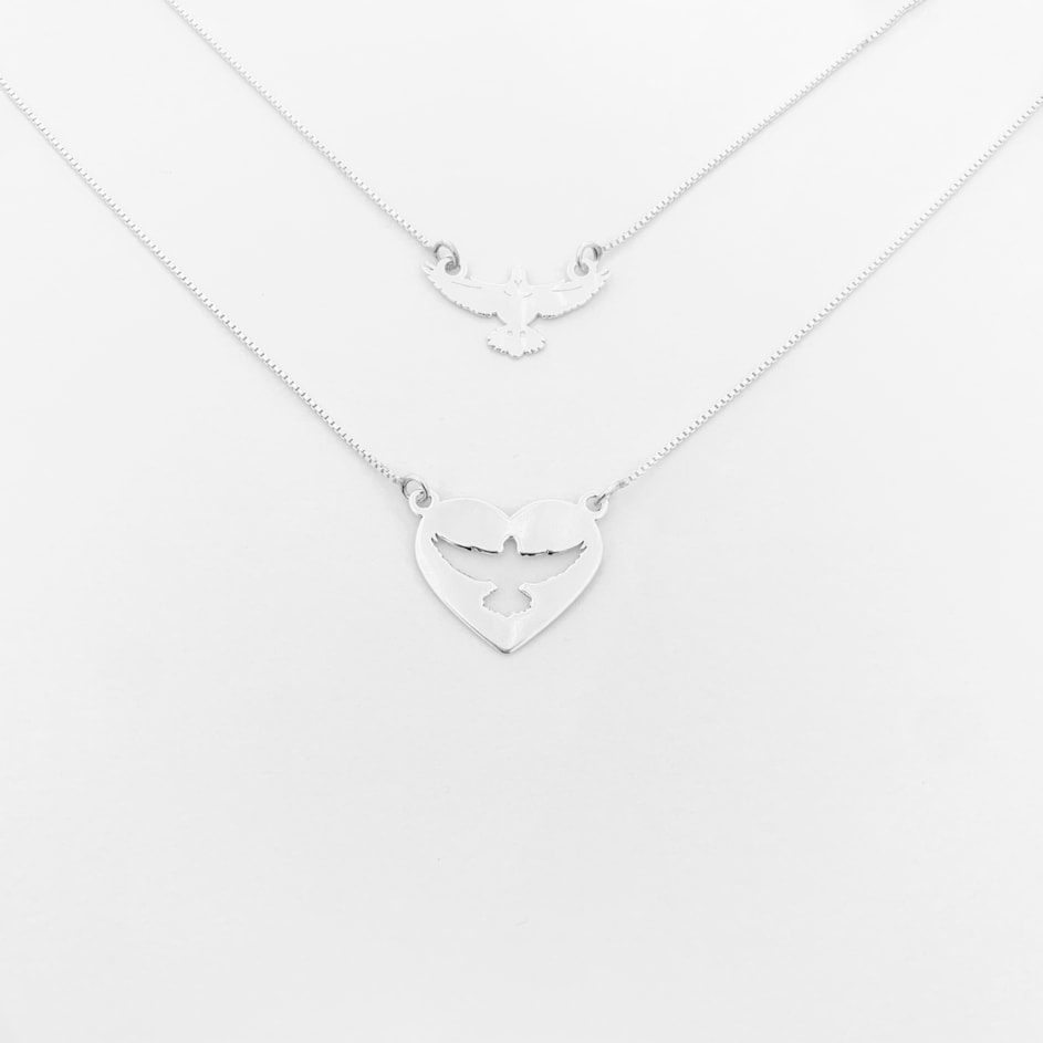 Escapulário com Espírito Santo - 70cm