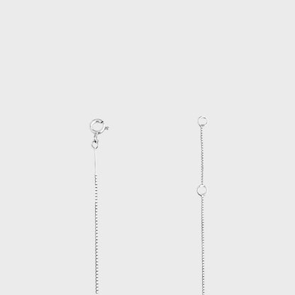 Gargantilha de Olho Grego de Coração em Madrepérola