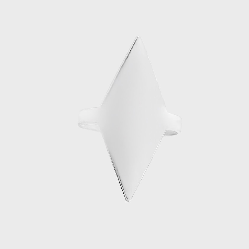 Anel de Losango Liso