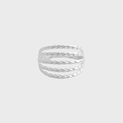 Anel com 5 aros Torcidos