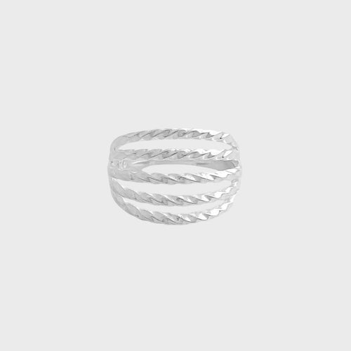 Anel com 5 aros Torcidos