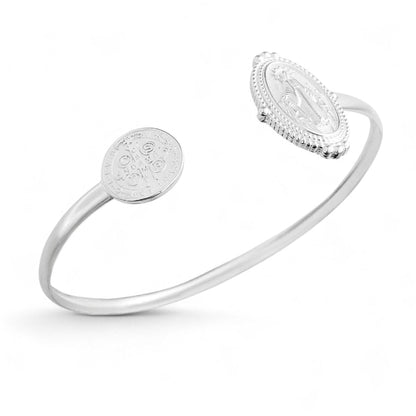 Bracelete com São Bento e Nossa Senhora das Graças