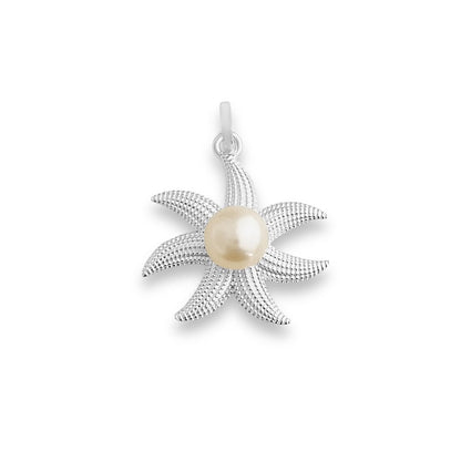 Pingente de Estrela do Mar com Pérola