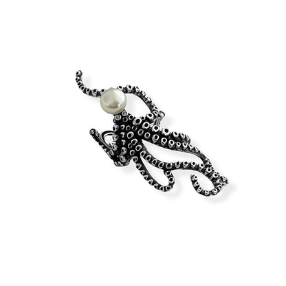 Anel Ajustável de Polvo com Pérola