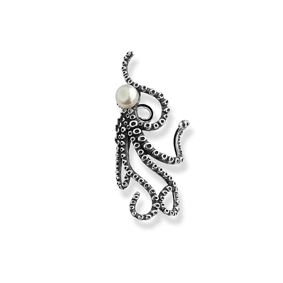 Anel Ajustável de Polvo com Pérola