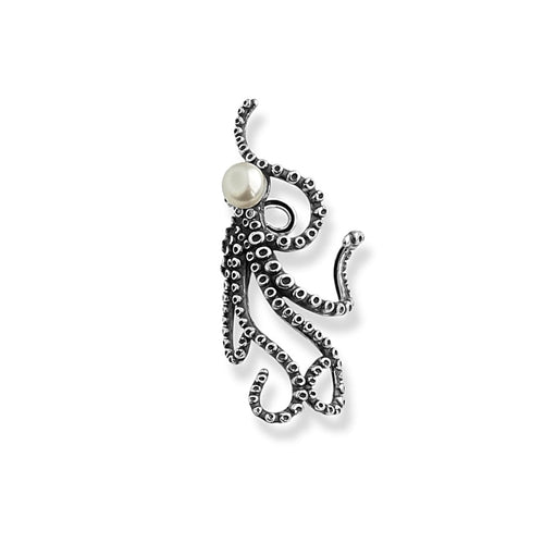 Anel Ajustável de Polvo com Pérola