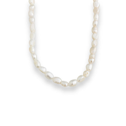 Gargantilha em Pérola Amassada - 35cm