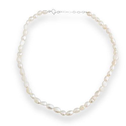 Gargantilha em Pérola Amassada - 35cm