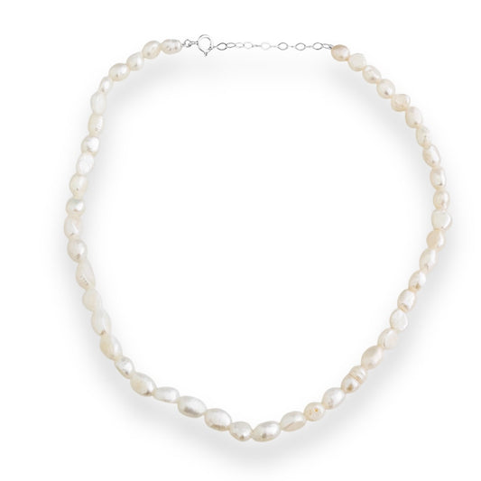 Gargantilha em Pérola Amassada - 35cm