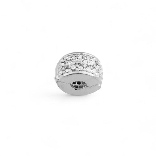 Trava para Berloques Cravejada com Zircônias