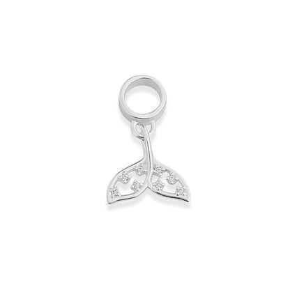 Berloque de Cauda de Sereia com Zircônias