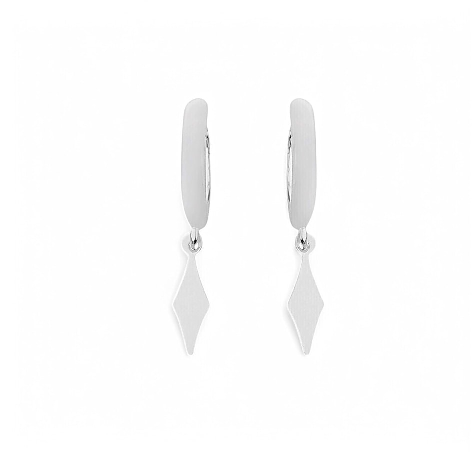 Brinco de Argola com Losango