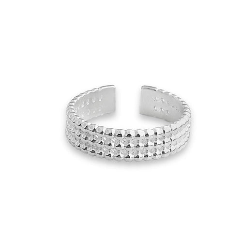 Anel Ajustável com Bolinhas