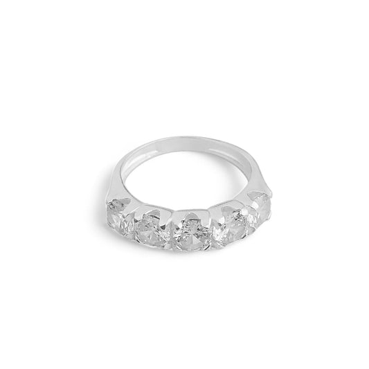 Anel Aparador com Zircônias