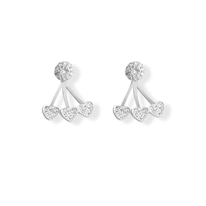 Brinco 2 em 1 Cravejado com Zircônias