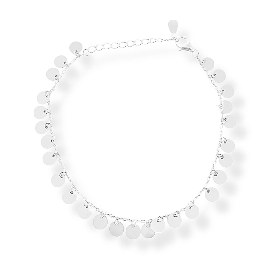 Pulseira com Pingentes de Medalha Pequena - 16cm