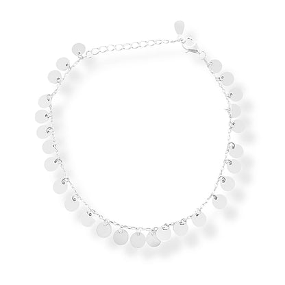 Pulseira com Pingentes de Medalha Pequena - 16cm