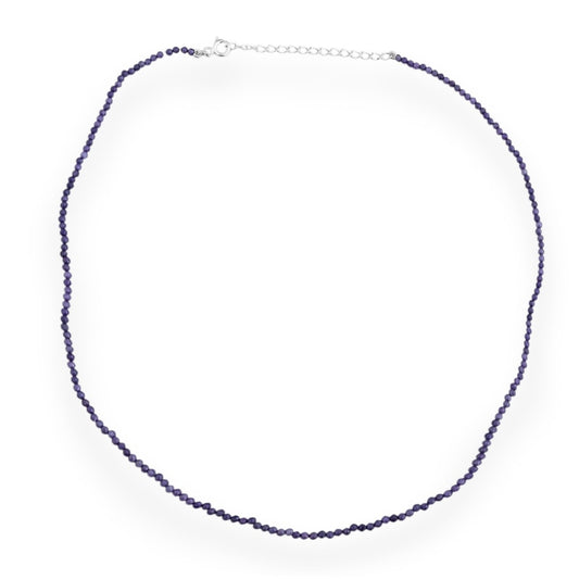 Gargantilha com Zircônia Roxa - 38cm