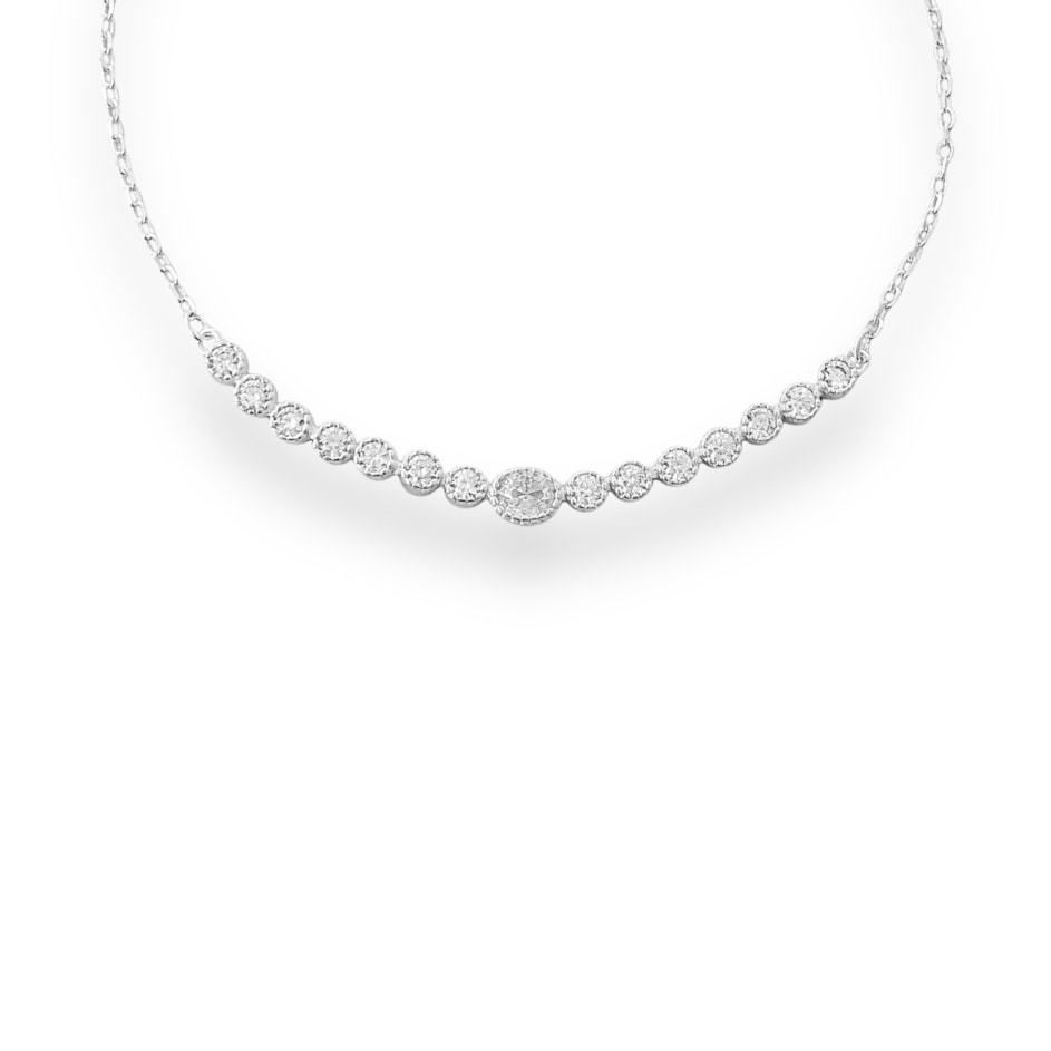 Pulseira com Zircônias - 18cm