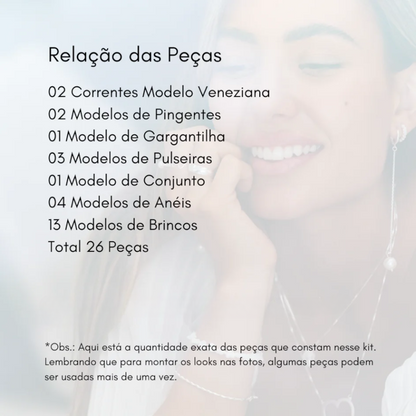 Kit Aura De Luz - 26 Peças